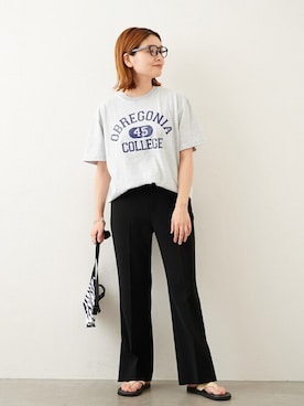 「Drifter（ドリフター）のアイテム」を使った、ondaさん（レディース・158cm）の春コーディネート