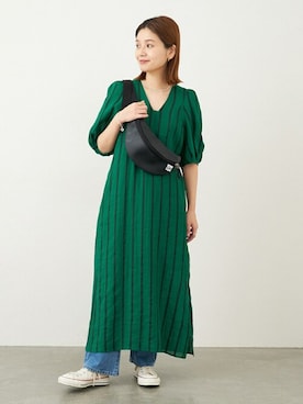 「Drifter（ドリフター）のアイテム」を使った、ondaさん（レディース・158cm）の春コーディネート