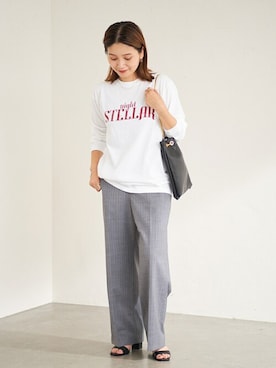 「Odub（オーダブ）のアイテム」を使った、ondaさん（レディース・158cm）の夏コーディネート