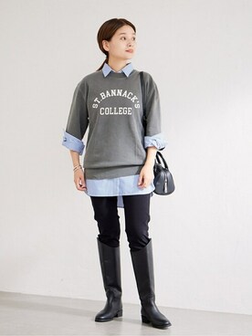 「Odub（オーダブ）のアイテム」を使った、ondaさん（レディース・158cm）の夏コーディネート