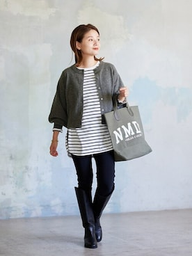 「REMME（レメ）のアイテム」を使った、ondaさん（レディース・158cm）の秋コーディネート