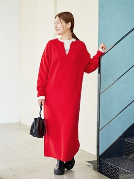 「MOHI（モヒ）のアイテム」を使った、ondaさん（レディース・158cm）の秋コーディネート