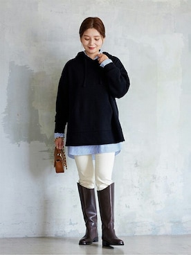 ondaさん（レディース・158cm）の秋コーディネート