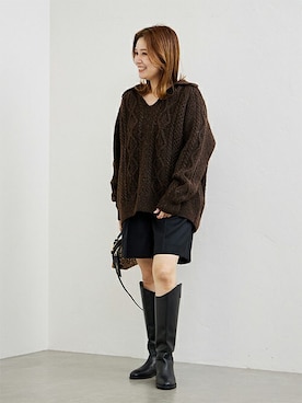 ondaさん(レディース・158cm)の秋コーディネート