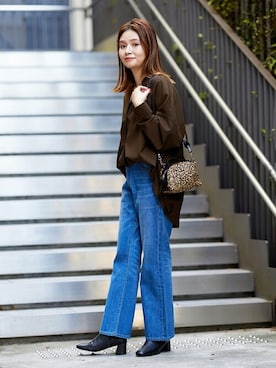 ondaさん(レディース・158cm)の秋コーディネート