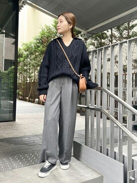 「JOURNAL STANDARD SELECT（ジャーナルスタンダードセレクト）のアイテム」を使った、ondaさん（レディース・158cm）の秋コーディネート