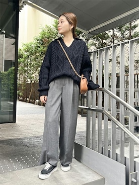 「JOURNAL STANDARD SELECT（ジャーナルスタンダードセレクト）のアイテム」を使った、ondaさん（レディース・158cm）の秋コーディネート