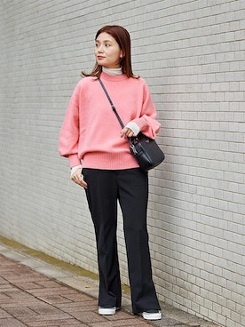 「JOURNAL STANDARD SELECT（ジャーナルスタンダードセレクト）のアイテム」を使った、ondaさん（レディース・158cm）の冬コーディネート