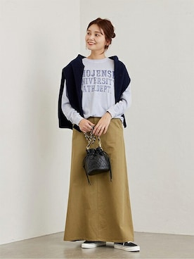 「JOURNAL STANDARD SELECT（ジャーナルスタンダードセレクト）のアイテム」を使った、ondaさん（レディース・158cm）の冬コーディネート