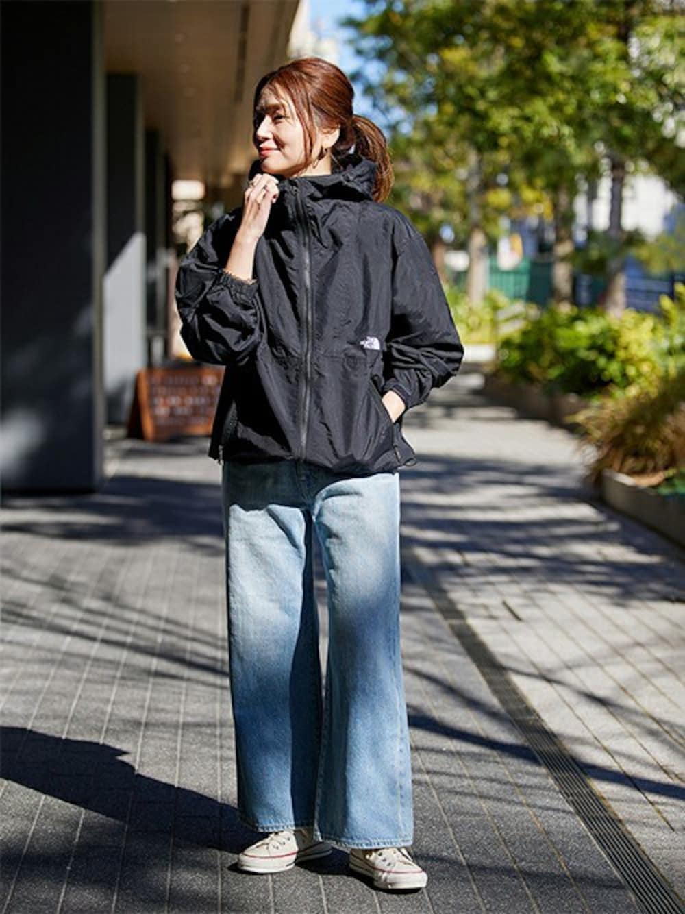 onda(JOURNAL STANDARD 本社)|THE NORTH FACEのナイロンジャケットを