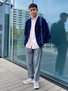 「BATONER（バトナー）のアイテム（ジャケット/アウター）」を使った、BEAMS PLUSさん（メンズ・170cm）の春コーディネート