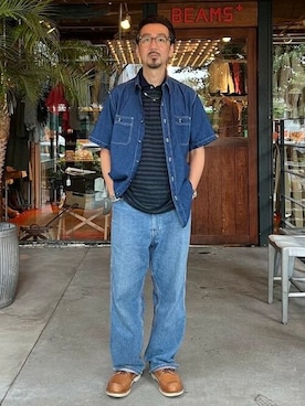 BEAMS PLUSさん（メンズ・169cm）の春コーディネート