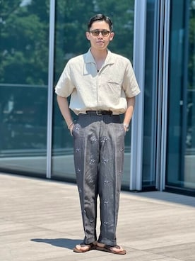 BEAMS PLUSさん（メンズ・171cm）の夏コーディネート