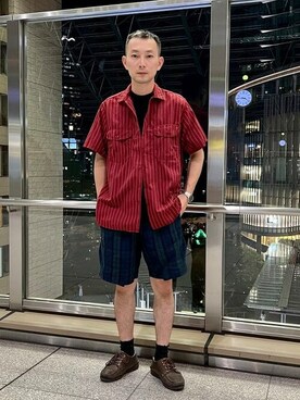 BEAMS PLUSさん（メンズ・171cm）の夏コーディネート