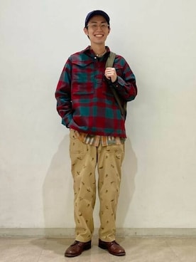 BEAMS PLUSさん（メンズ・170cm）の秋コーディネート