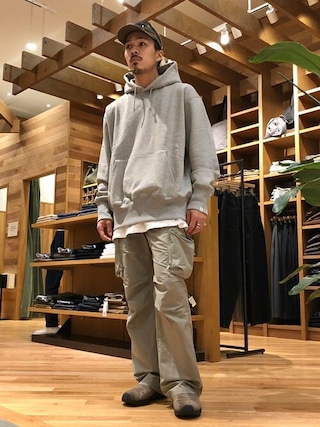 LOOPWHEELER BEAMS グレー パーカー denham 2枚セット BEAMS PLUS（ビームス プラス）【別注】LOOPWHEELER / Slim Zip