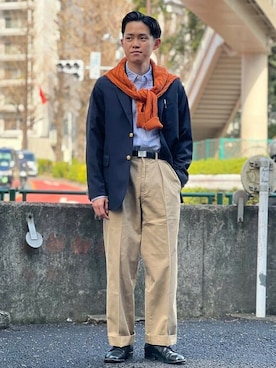 BEAMS PLUSさん（メンズ・171cm）の冬コーディネート