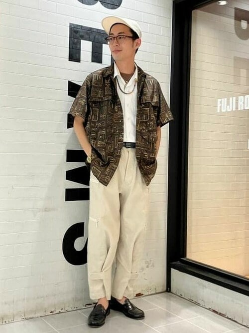 セール】Open Collar Short Sleeve Peruvian Pima（シャツ