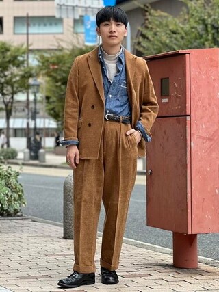 ビームスプラス ツイードジャケット ジーンズ メンズ BEAMS PLUS