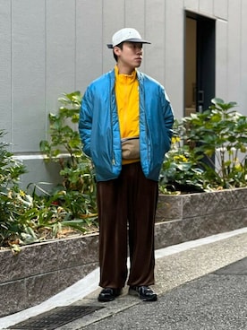 「BEAMS PLUS（ビームスプラス）のアイテム（ブルゾン）」を使った、BEAMS PLUSさん（メンズ・170cm）の冬コーディネート