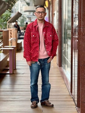 「BEAMS PLUS（ビームスプラス）のアイテム（ブルゾン）」を使った、BEAMS PLUSさん（メンズ・171cm）の冬コーディネート