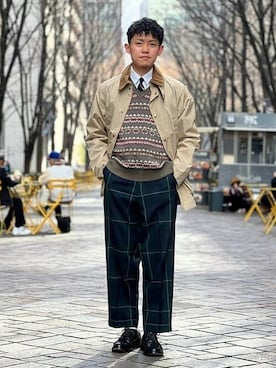 BEAMS PLUSさん(メンズ・171cm)の冬コーディネート