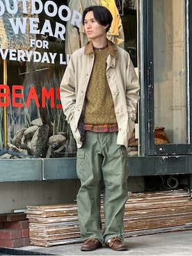 BEAMS PLUSさん（メンズ・174cm）の冬コーディネート
