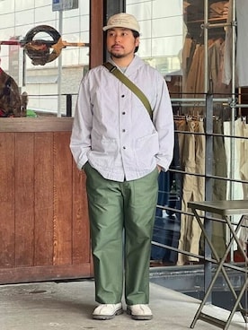 「BEAMS PLUS（ビームスプラス）のアイテム（ジャケット/アウター）」を使った、BEAMS PLUSさん（メンズ・168cm）の春コーディネート