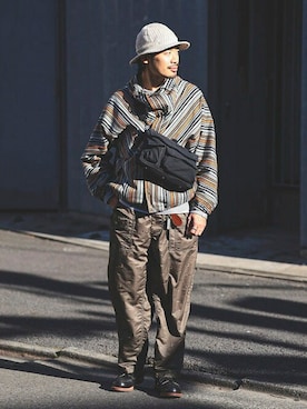 「BEAMS PLUS（ビームスプラス）のアイテム（ジャケット/アウター）」を使った、BEAMS PLUSさん（メンズ・178cm）の春コーディネート