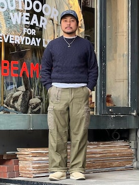 BEAMS PLUSさん（メンズ・168cm）の春コーディネート