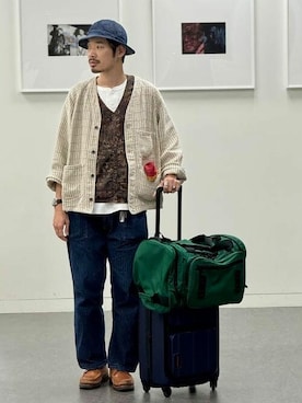 「BEAMS PLUS（ビームスプラス）のアイテム（ジャケット/アウター）」を使った、BEAMS PLUSさん（メンズ・178cm）の春コーディネート