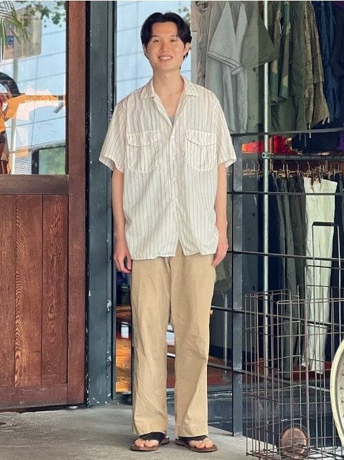 BEAMS PLUS MIL TROUSERS チノパン ウエストポイント BEAMS PLUS MIL Trousers Twill (BEAMS PLUS, chino pants) for