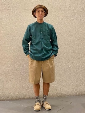 BEAMS PLUSさん（メンズ・170cm）の夏コーディネート