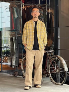 BEAMS PLUSさん（メンズ・169cm）の夏コーディネート