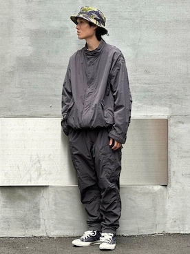 「sage de cret（サージュデクレ）のアイテム」を使った、BEAMS PLUSさん（メンズ・174cm）の秋コーディネート