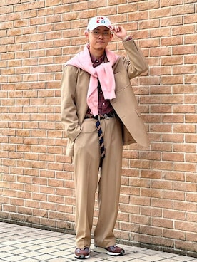 「BEAMS PLUS（ビームスプラス）のアイテム（ジャケット/アウター）」を使った、BEAMS PLUSさん（メンズ・171cm）の秋コーディネート