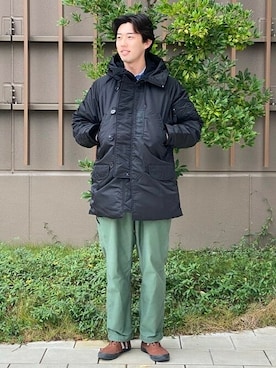 「BEAMS PLUS（ビームスプラス）のアイテム（ジャケット/アウター）」を使った、BEAMS PLUSさん（メンズ・183cm）の秋コーディネート