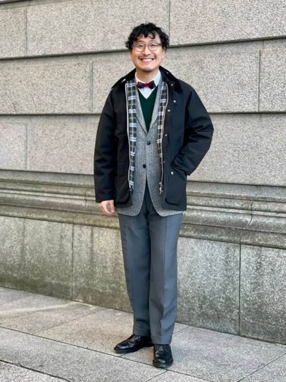 別注】Barbour / BEDALE 2Layer Classic Fitを使った人気ファッション