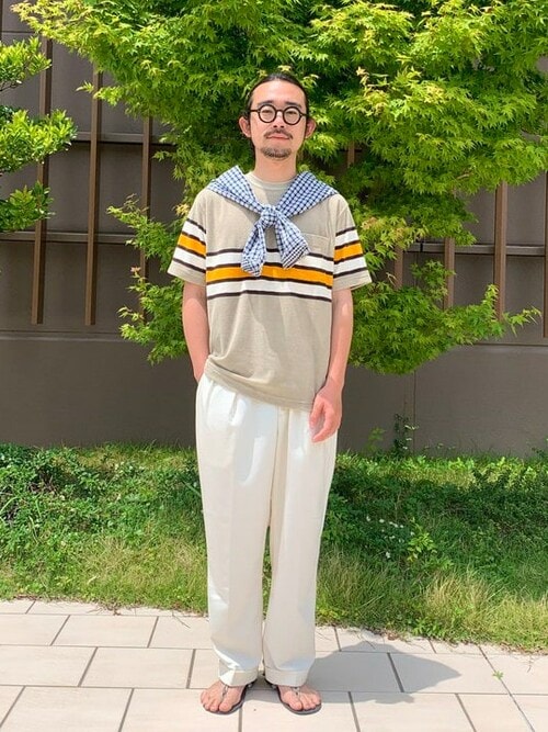 新品 PWCIRCULUS Mサイズ 裾2WAY ヘム スピンドルパンツ 2 Pleats Trousers PE Twill（チノパンツ）｜BEAMS PLUS（ビームス