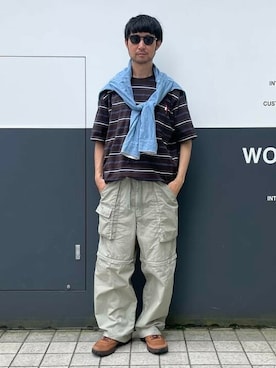「BEAMS PLUS（ビームスプラス）のアイテム」を使った、BEAMS PLUSさん（メンズ・175cm）の夏コーディネート
