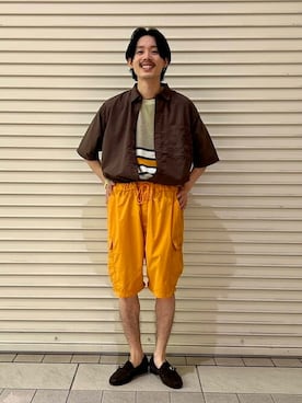 「BEAMS PLUS（ビームスプラス）のアイテム」を使った、BEAMS PLUSさん（メンズ・165cm）の夏コーディネート