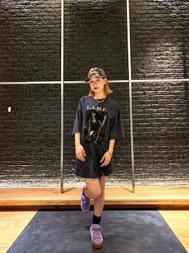 「HYSTERIC GLAMOUR（ヒステリックグラマー）のアイテム（ブレスレット）」を使った、maio.さん（レディース・160cm）の春コーディネート