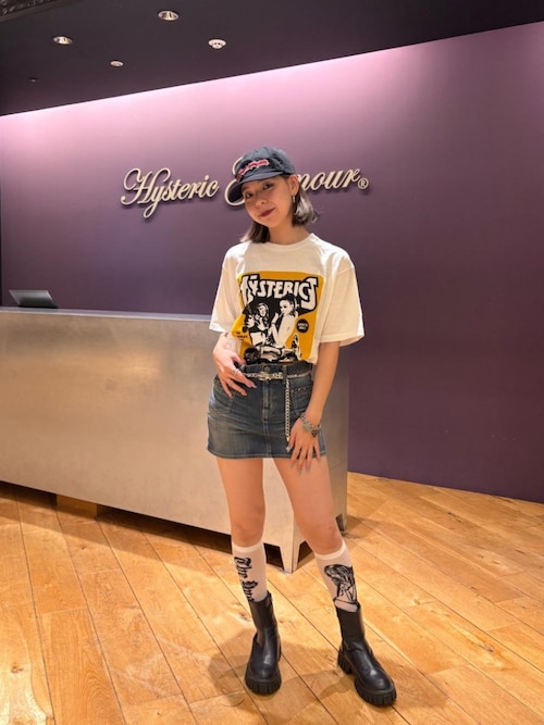新品HYSTERICGLAMOUR ヒステリックグラマー ゴールドブレスレット WOMAN ON SKULLPICK ブレスレット（ブレスレット）｜HYSTERIC