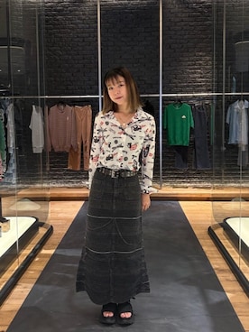 「HYSTERIC GLAMOUR（ヒステリックグラマー）のアイテム」を使った、maio.さん（レディース・160cm）の夏コーディネート
