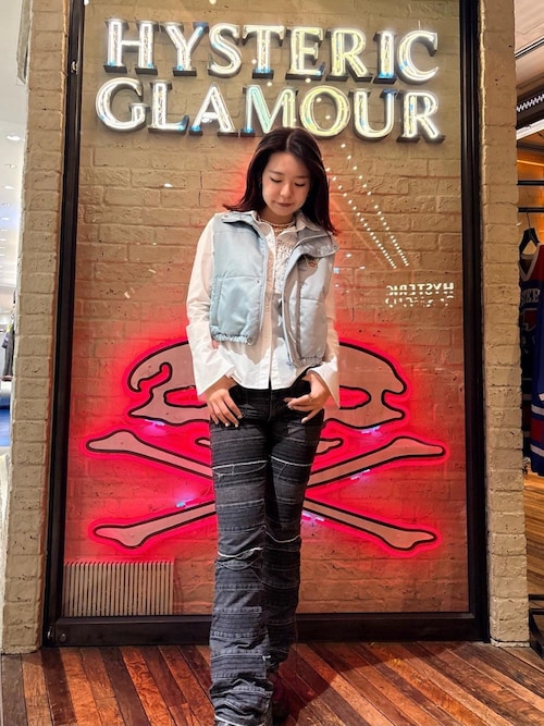 スクラッチフレアデニムパンツ（デニムパンツ）｜HYSTERIC GLAMOUR