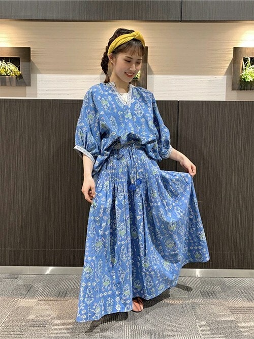 幾何スムースニットフラットシューズ