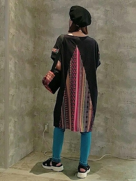 「アクティブ」｜「アイテム（ワンピース）」を使った、チチカカさん（レディース・158cm）の夏コーディネート