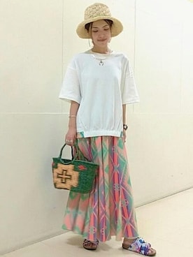 チチカカさん（レディース・158cm）の夏コーディネート