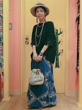 チチカカさん（レディース・158cm）の夏コーディネート