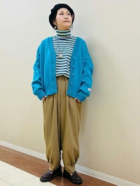 「チチカカ」｜「アイテム（ローファー）」を使った、チチカカさん（レディース・153cm）の秋コーディネート